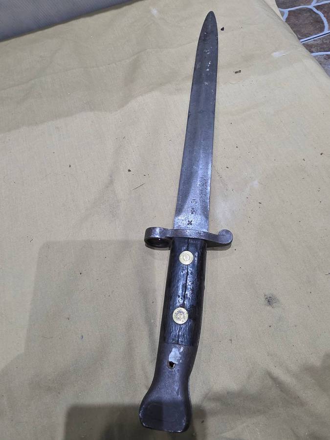 OLD MILLITARY BAYONET-SEE MARKINGS