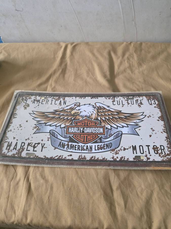 HARLEY DAVIDSON METAL SIGN(30 X 15CM)