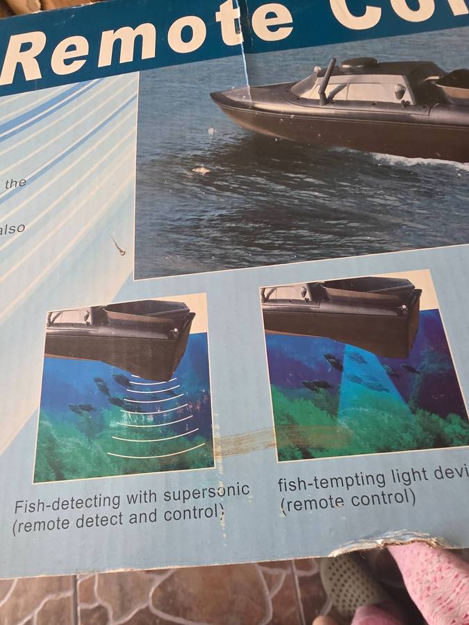JABO-1 REMOTE CONTROL BAIT BOAT(FISHFINDER)