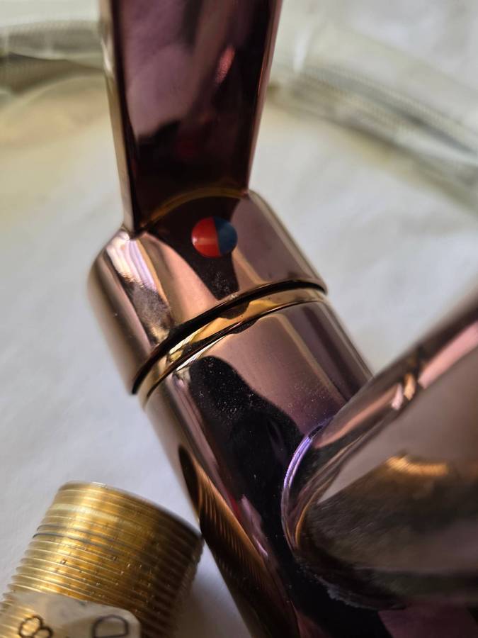 MIXER FAUCET,STAINLESS STEEL-BRONZE LOOK