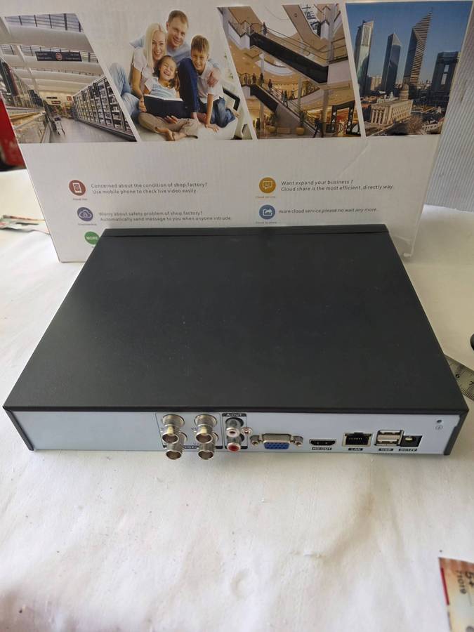 4 CHANNELS AHD DVR/ NVR INCL.POWER SUPPLY AND MOUSE