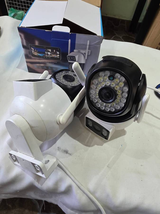 SET OF TWO SMART WIFI CAMERAS-SEE DESCRIPTION