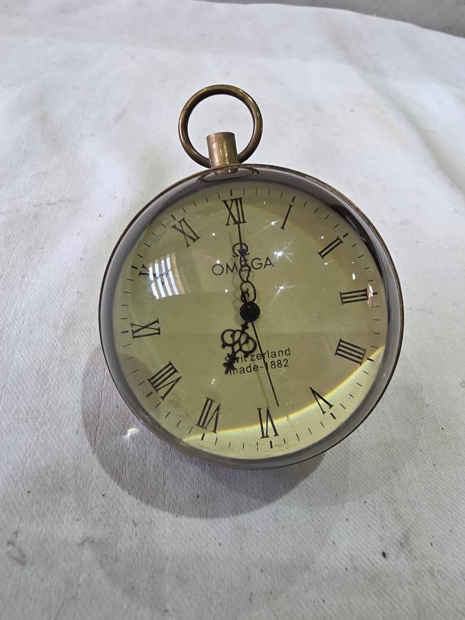 VINTAGE OMEGA BALL GLASS WATCH(RARE ITEM) MECHANICAL -SWISS MADE 1882