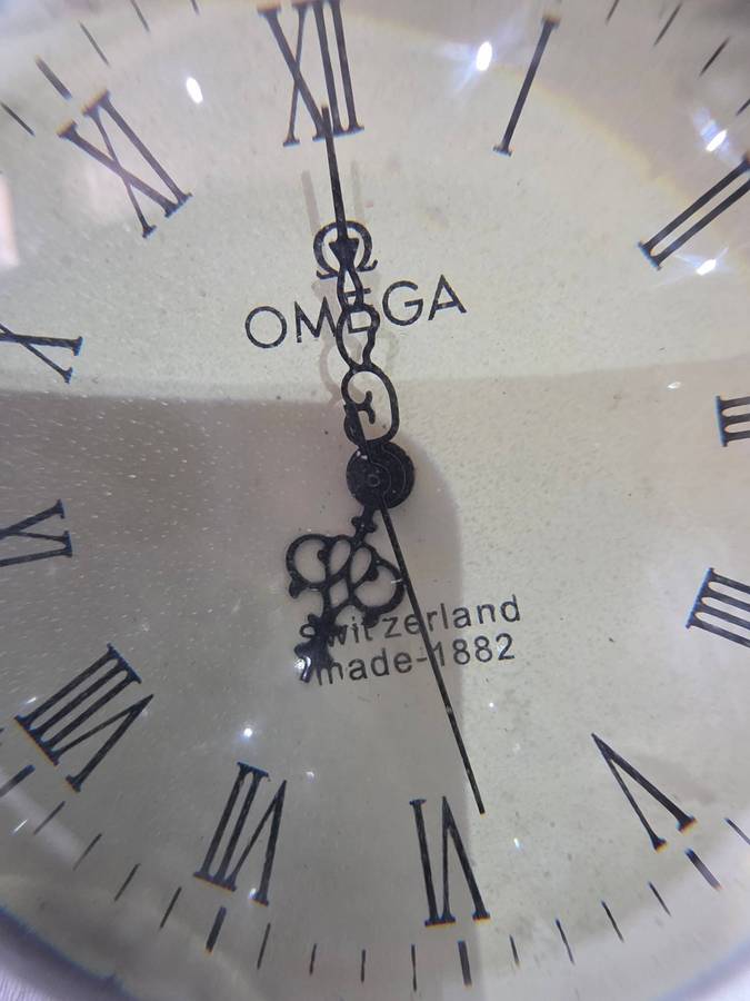 VINTAGE OMEGA BALL GLASS WATCH(RARE ITEM) MECHANICAL -SWISS MADE 1882
