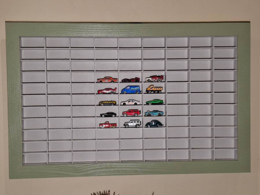 Die-cast and Hotwheels storage
