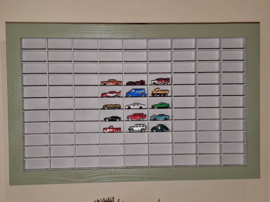 Die-cast and Hotwheels storage