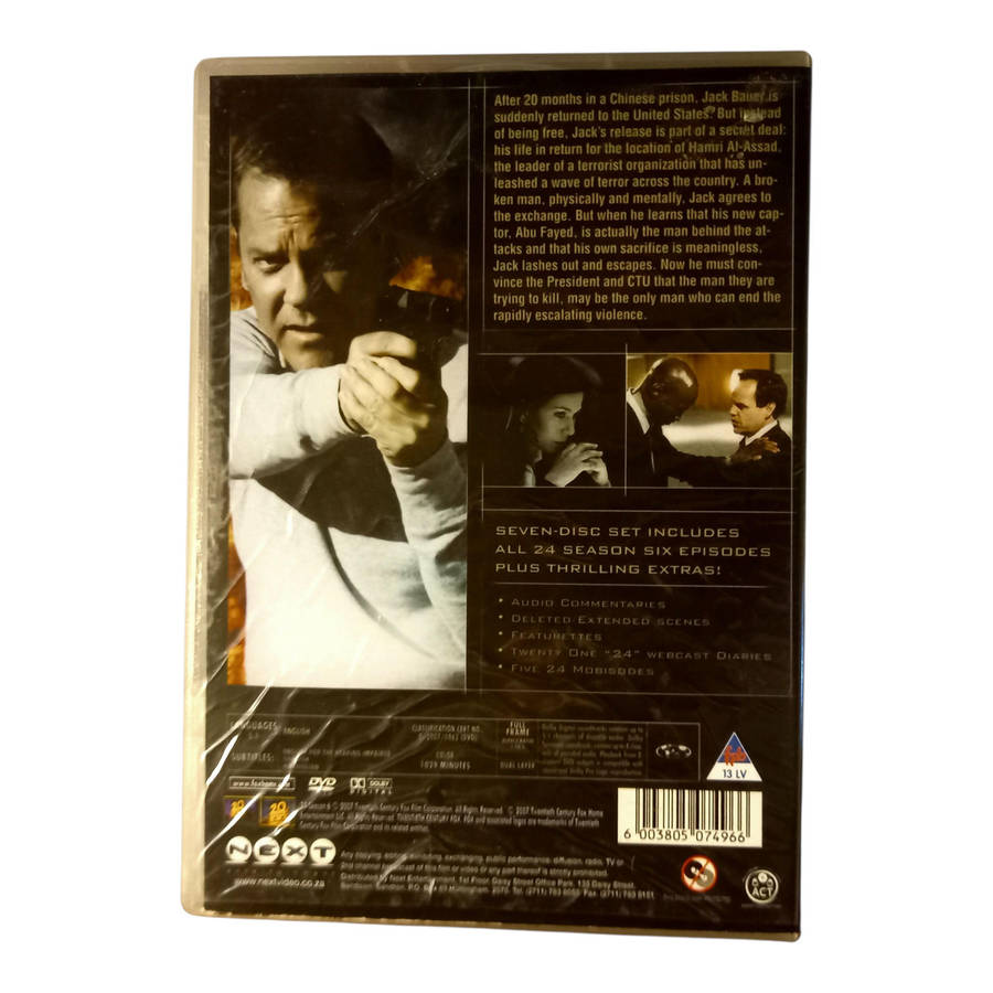 24 - Season 6 - 6-Disc Complete Box Set DVD - Region 2