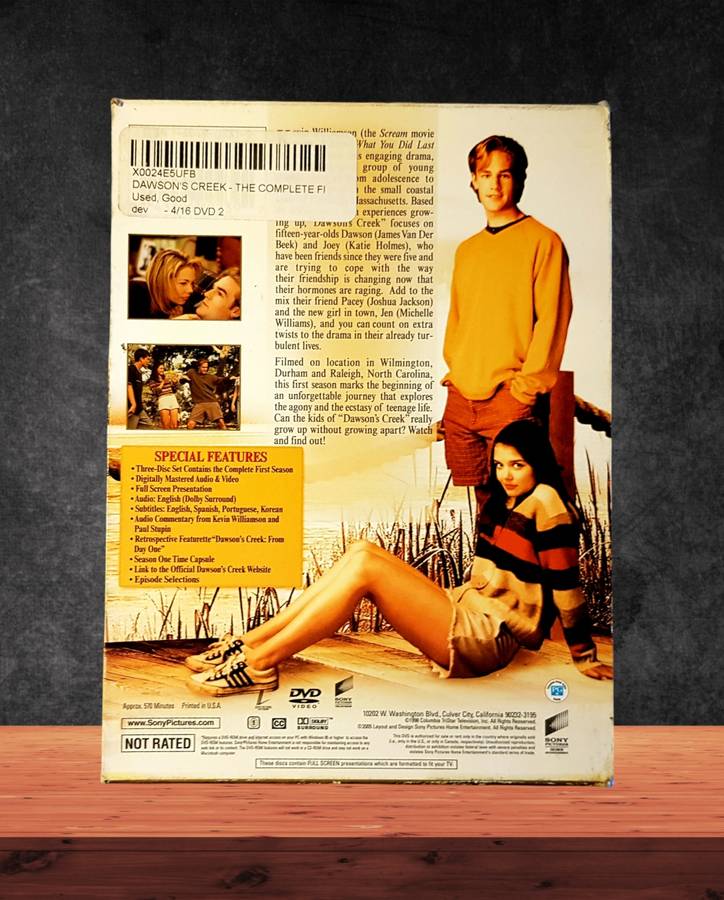Dawson's Creek The Complete First Season Region 1 DVD Preloved in Very Good Condition
