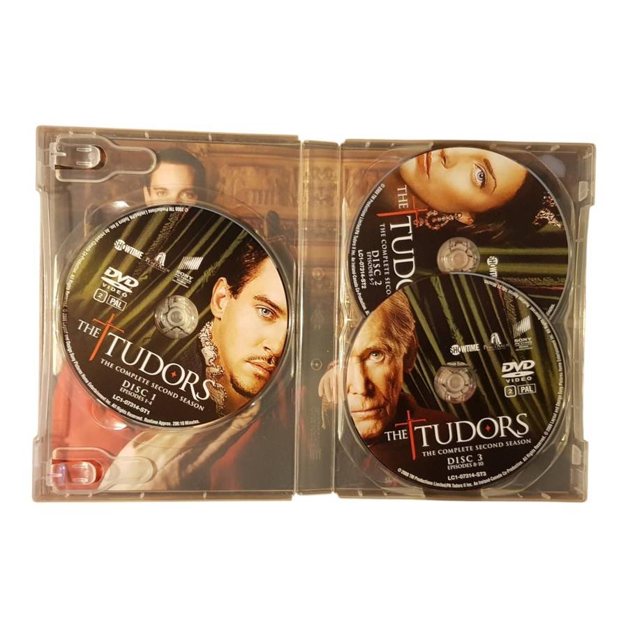 The Tudors Seasons 1 to 3 DVD Box Sets Region 2 Preloved Very Good Condition