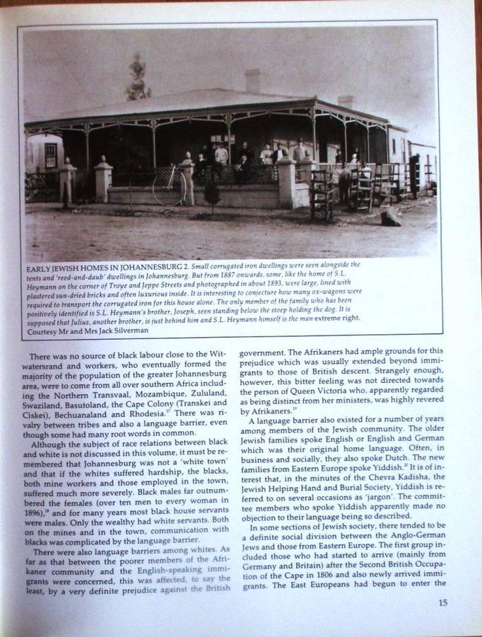 Founders and Followers: Johannesburg Jewry, 1887-1915