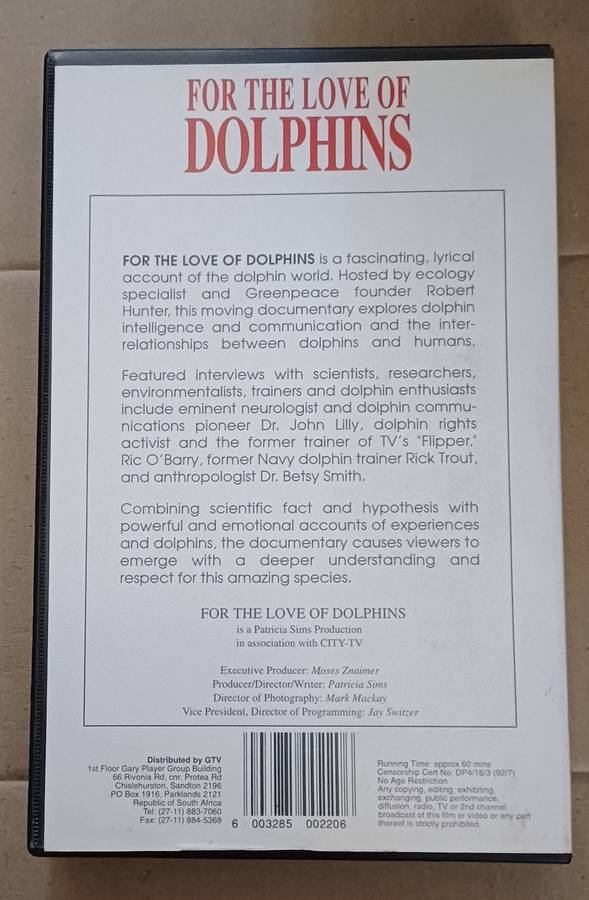 FOR THE LOVE OF DOLPHINS