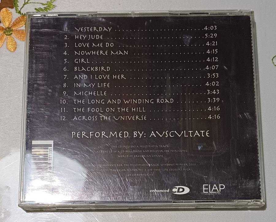 GREGORIAN CHANTS - SONGS OF THE BEATLES