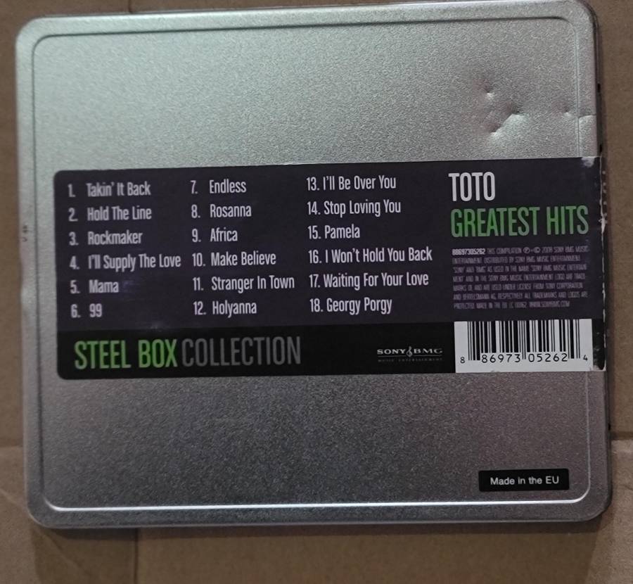 TOTO GREATEST HITS STEEL BOX COLLECTION