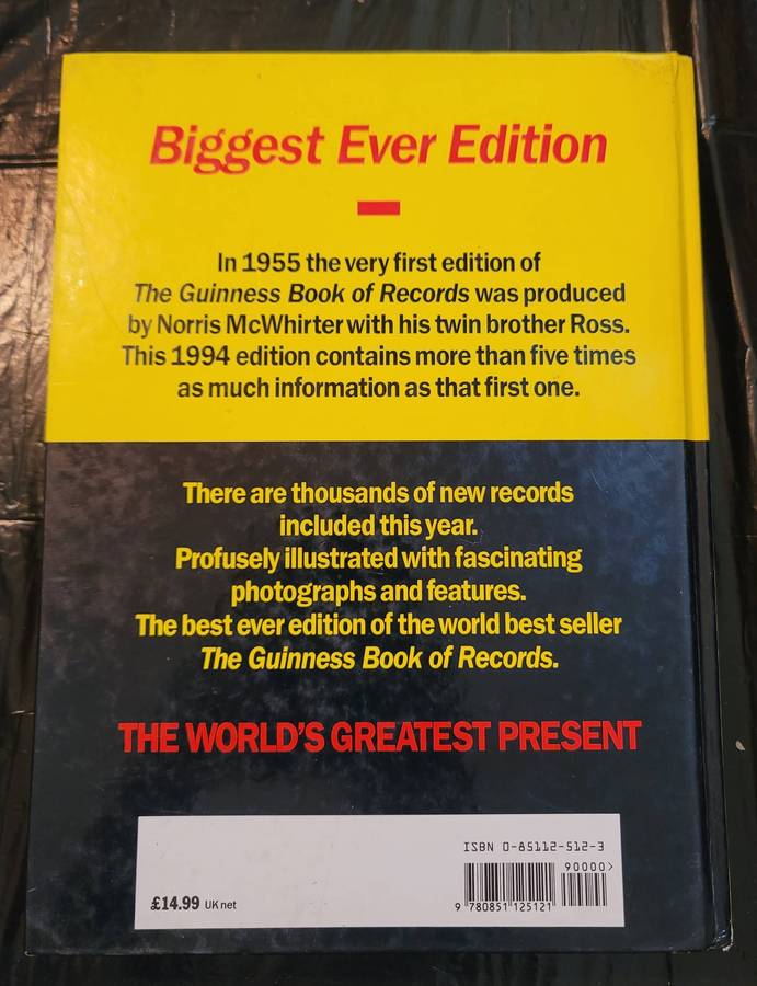 THE GUINNESS BOOK OF RECORDS 1994
