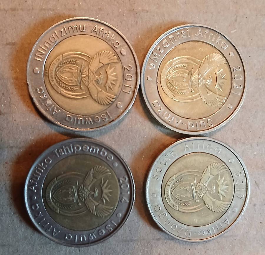 5 RAND COINS