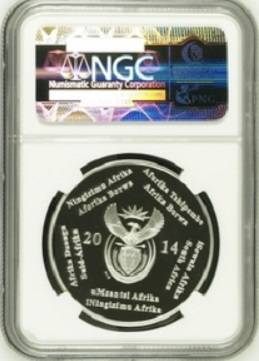 PF69 UC - 2014 Silver Proof R2 - 20 Years of Democracy
