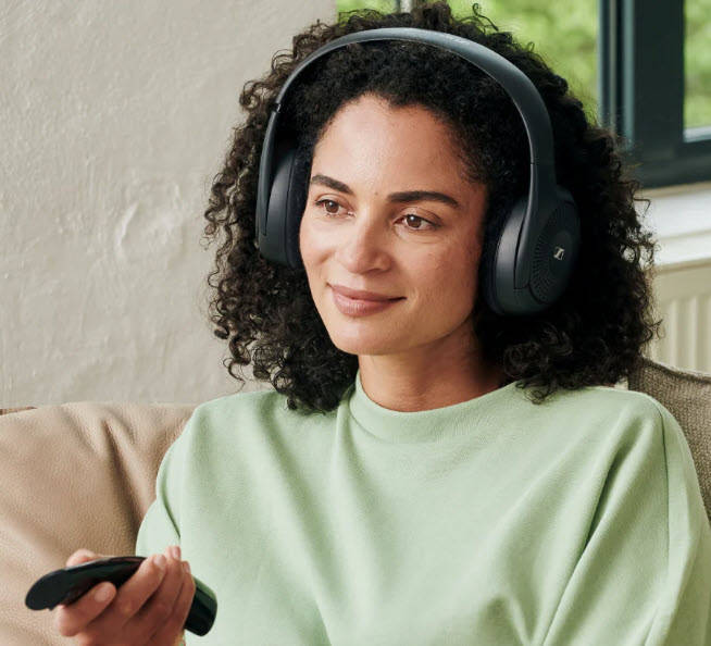 Sennheiser RS 120-W Wireless On-Ear German Headphones, as new.