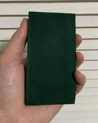 Rolex Green Felt Watch Pouch Storage Travel Case 50006036.64.