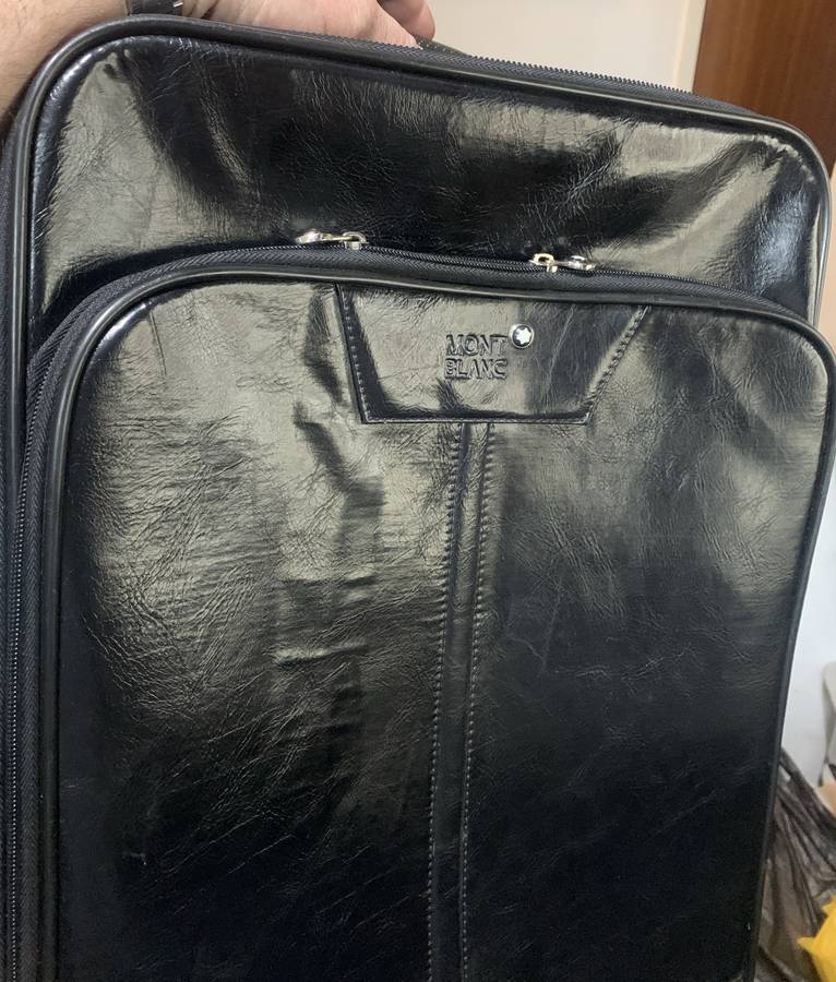 Trolley Laptop Cabin Luggage Bag, Overnight Bag branded Montblanc.