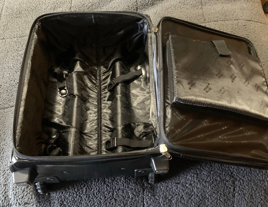 Trolley Laptop Cabin Luggage Bag, Overnight Bag branded Montblanc.