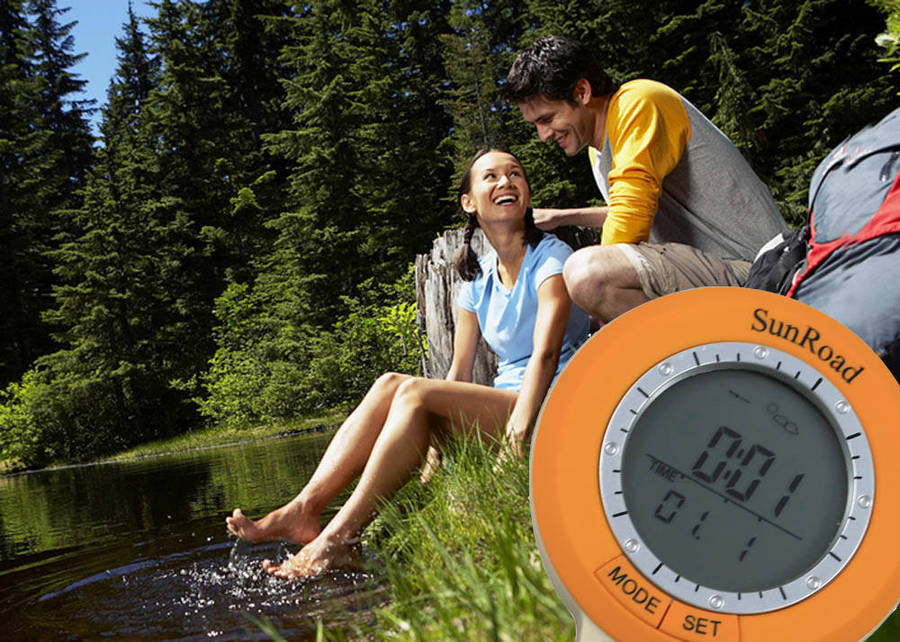 Sunroad SR108S Hiking Computer Compass, new in box..