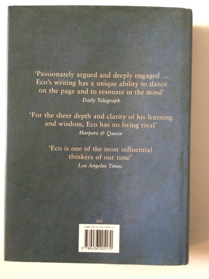 On Beauty, Umberto Eco, 2004