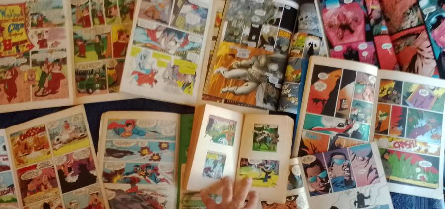 Combo: Batman, Superman, StarWars, Flintstones Comic books