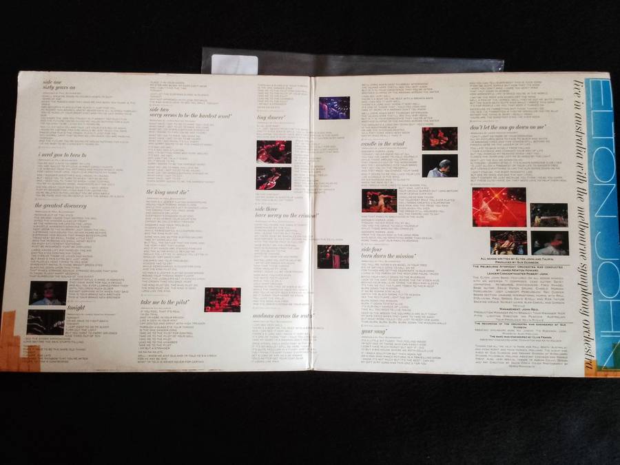 Elton John Live In Australia 2LP