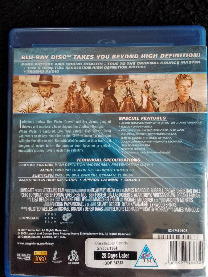 3:10 to Yuma (Russel Crow, Christian Bale)