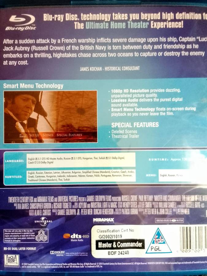 Master and Commander (Russell Crowe)