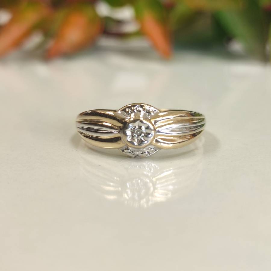Yellow Gold Ring #cc020