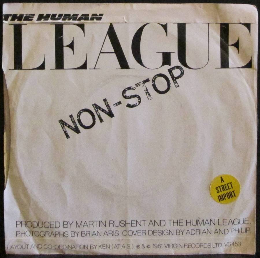 THE HUMAN LEAGUE - OPEN YOUR HEART / NON-STOP  (7 SINGLE/VINYL)