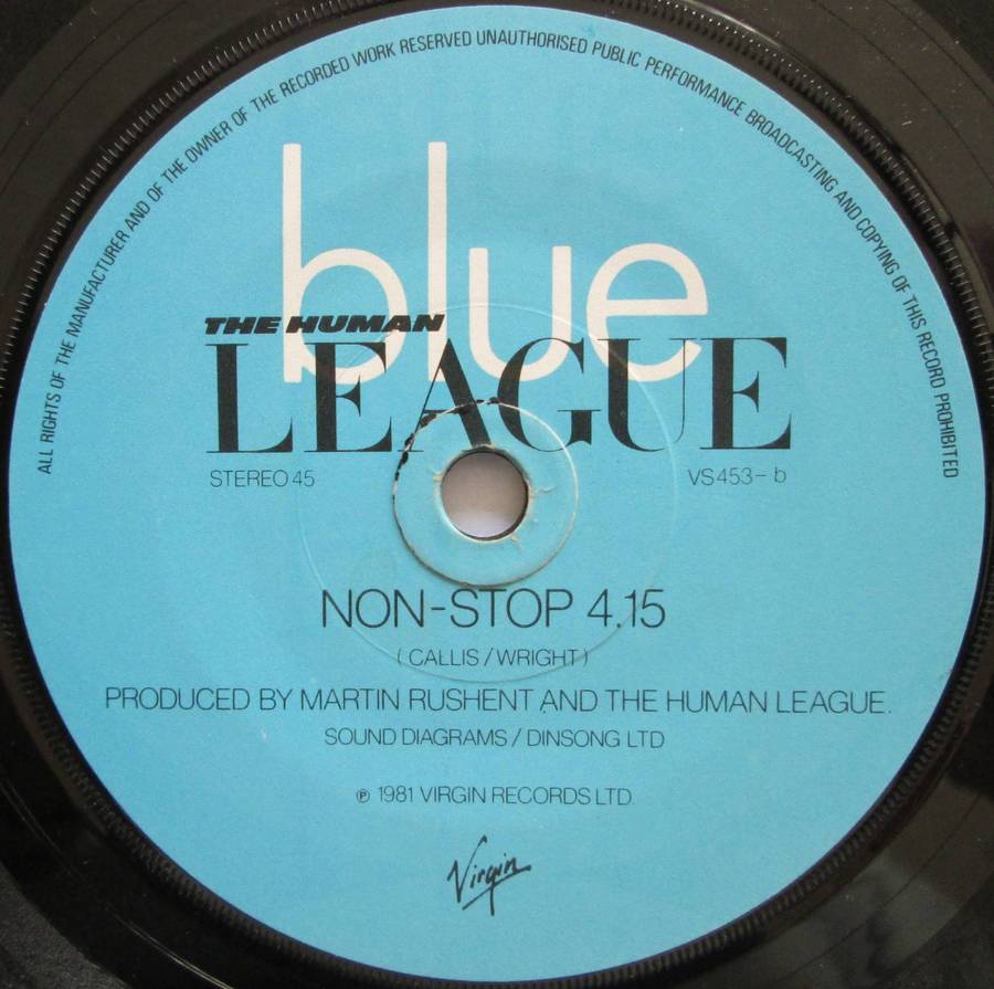 THE HUMAN LEAGUE - OPEN YOUR HEART / NON-STOP  (7 SINGLE/VINYL)