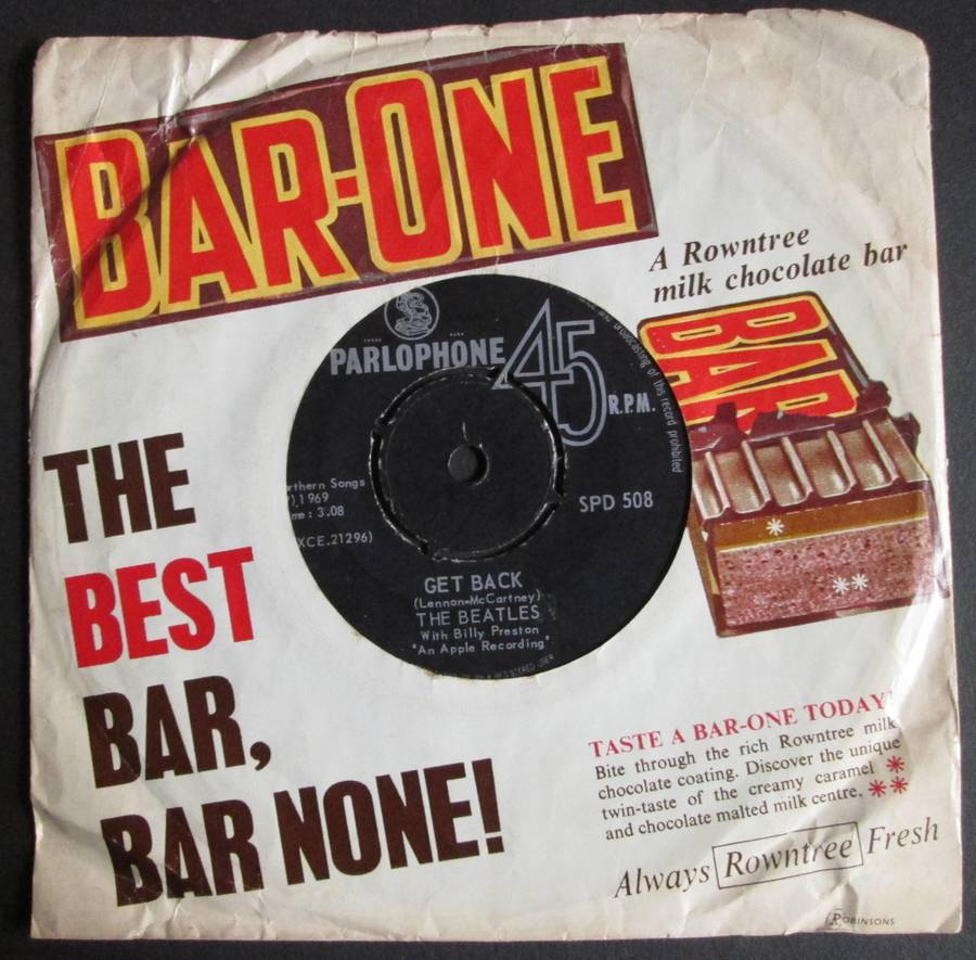 THE BEATLES - GET BACK / DONT LET ME DOWN  (7 SINGLE/VINYL)