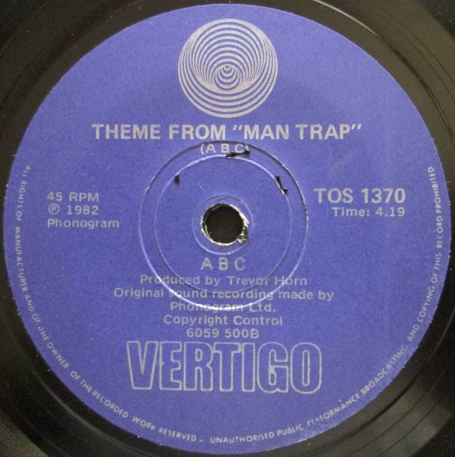 ABC - POISON ARROW / THEME FROM MAN-TRAP (7 SINGLE/VINYL)
