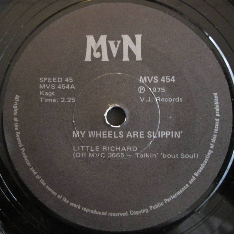 LITTLE RICHARD - MY WHEELS ARE SLIPPIN / YOU BETTER STOP(7 SINGLE/VINYL)