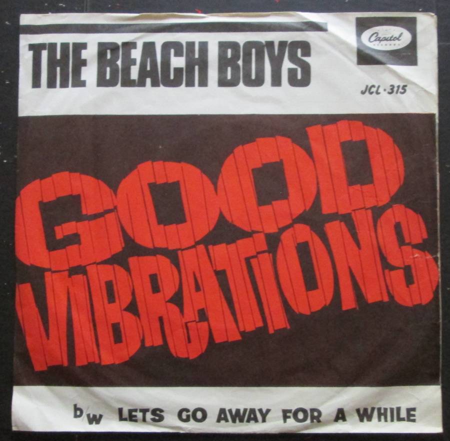 THE BEACH BOYS - GOOD VIBRATIONS / LETS GO AWAY FOR A WHILE (7 SINGLE/VINYL)