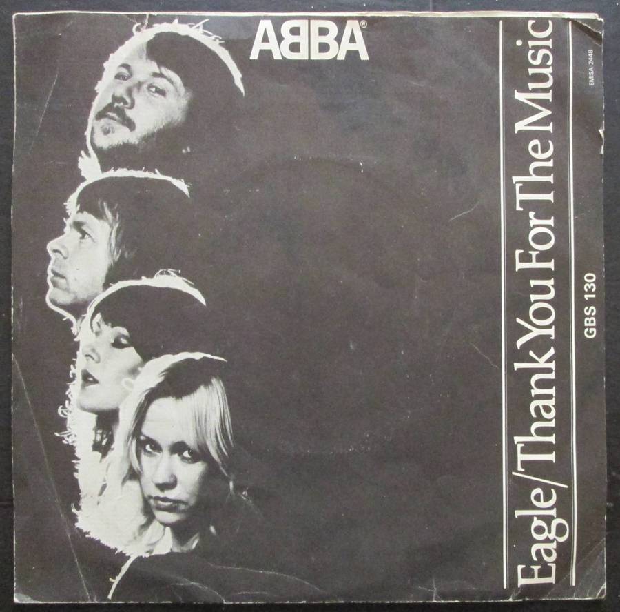 ABBA - THANK YOU FOR THE MUSIC / EAGLE    (7 SINGLE/VINYL)