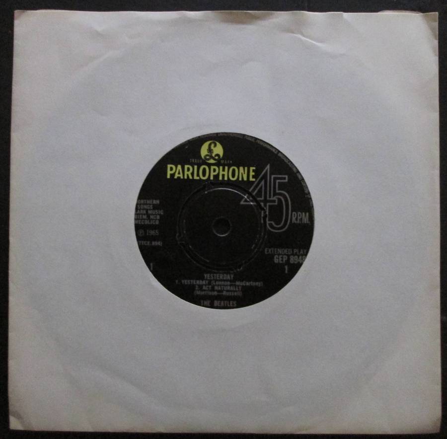 THE BEATLES - YESTERDAY (7 EP/VINYL)
