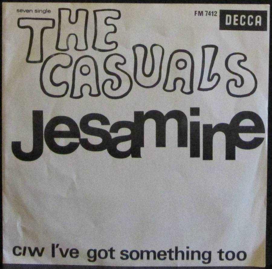 THE CASUALS - JESAMINE / IVE GOT SOMETHING TOO  (7 SINGLE/VINYL)