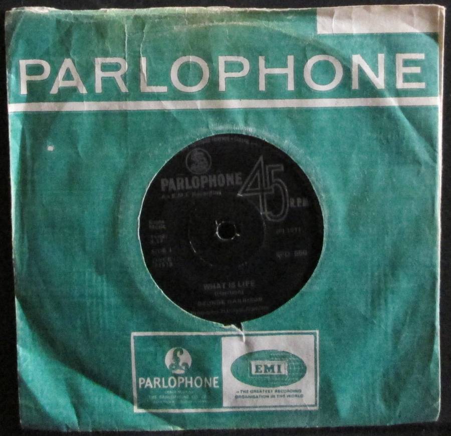 GEORGE HARRISON - WHAT IS LIFE / APPLE SCRUFFS  (7 INCH SINGLE/VINYL)