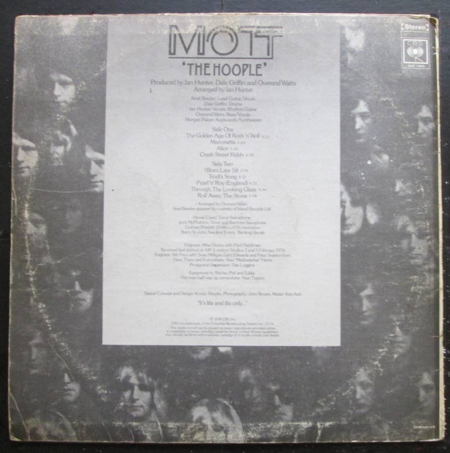 MOTT THE HOOPLE - THE HOOPLE  (LP/VINYL)