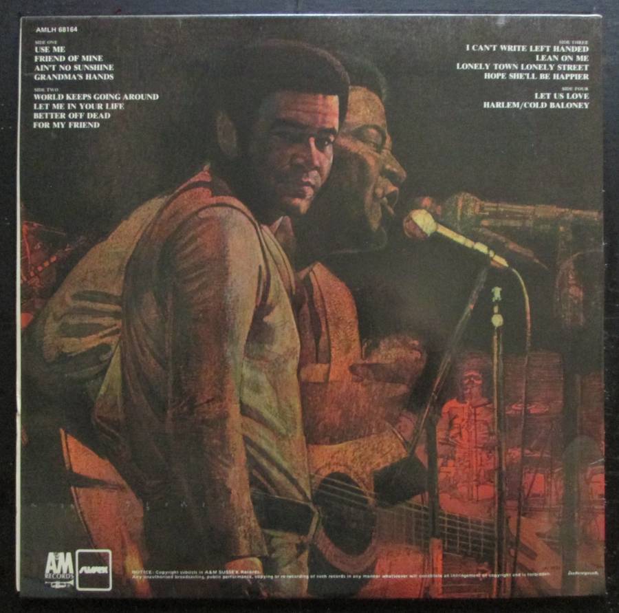 BILL WITHERS - LIVE AT CARNEGIE HALL (2xLP/VINYL)