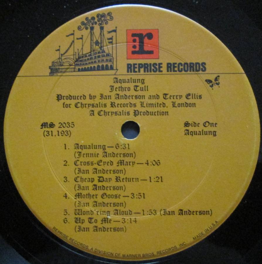 JETHRO TULL - AQUALUNG   (LP/VINYL)