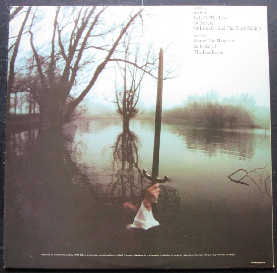 RICK WAKEMAN - THE MYTHS AND LEGENDS OF KING ARTHUR AND THE KNIGHTS OF THE ROUND TABLE   (LP/VINYL)