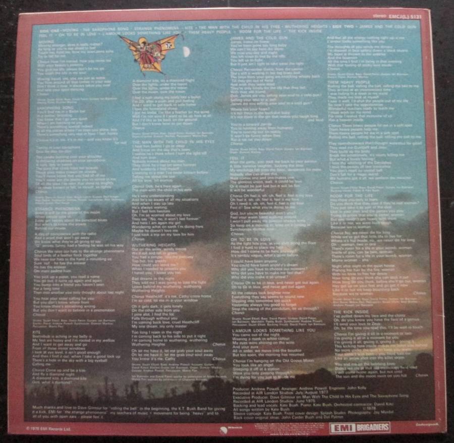 KATE BUSH  - THE KICK INSIDE (LP/VINYL)