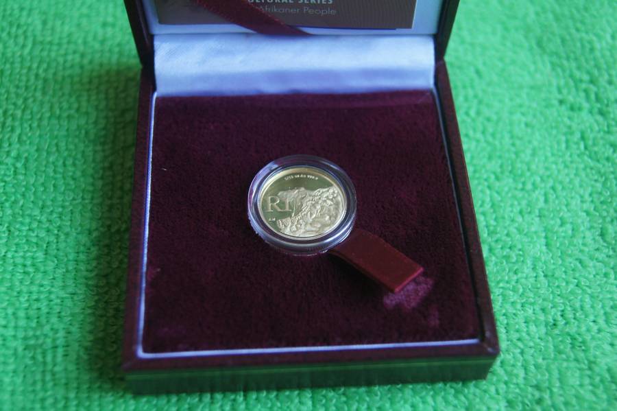 2007 South Africa Proof Gold R1 - The Afrikaner