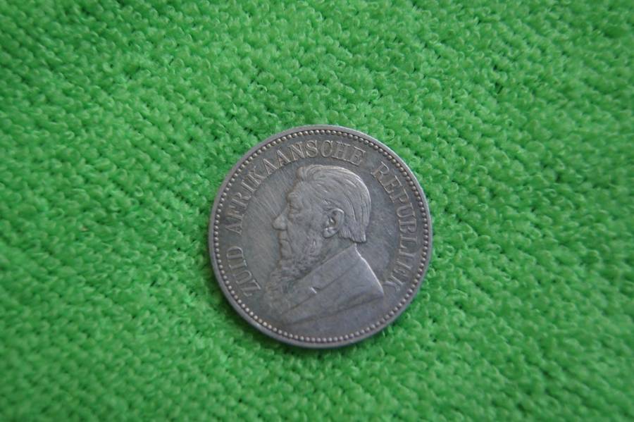 1896 ZAR 2.5 Shillings - Circulated