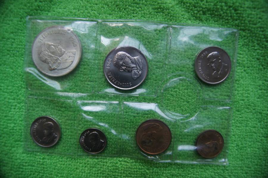 1968 SA Mint Pack - Van Riebeeck (Afrikaans) - incl Silver Rand