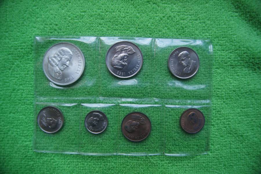 1968 SA Mint Pack - Van Riebeeck (Afrikaans) - incl Silver Rand
